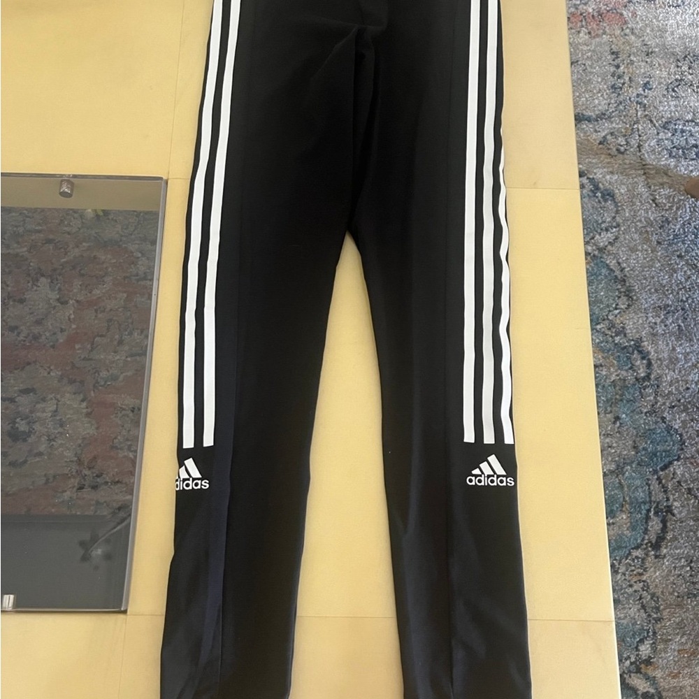 Adidas Aeroready Women's Size XS Leggings Skinny Pants Gym Black Polyester